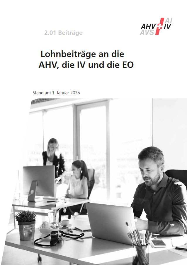 Merkblatt 2.01 – Lohnbeiträge an die AHV, die IV und die EO