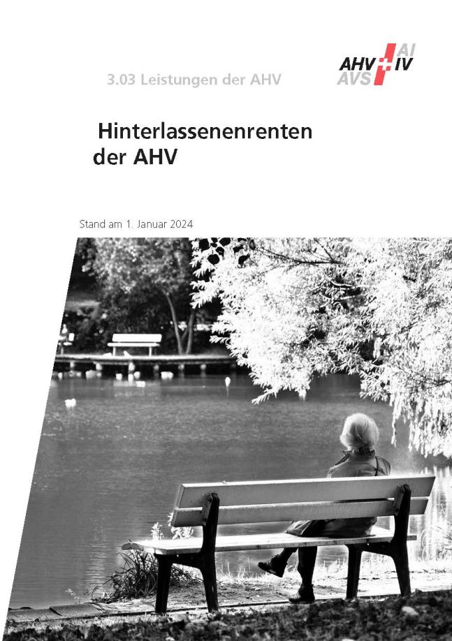 Merkblatt 3.03 – Hinterlassenen­renten der AHV