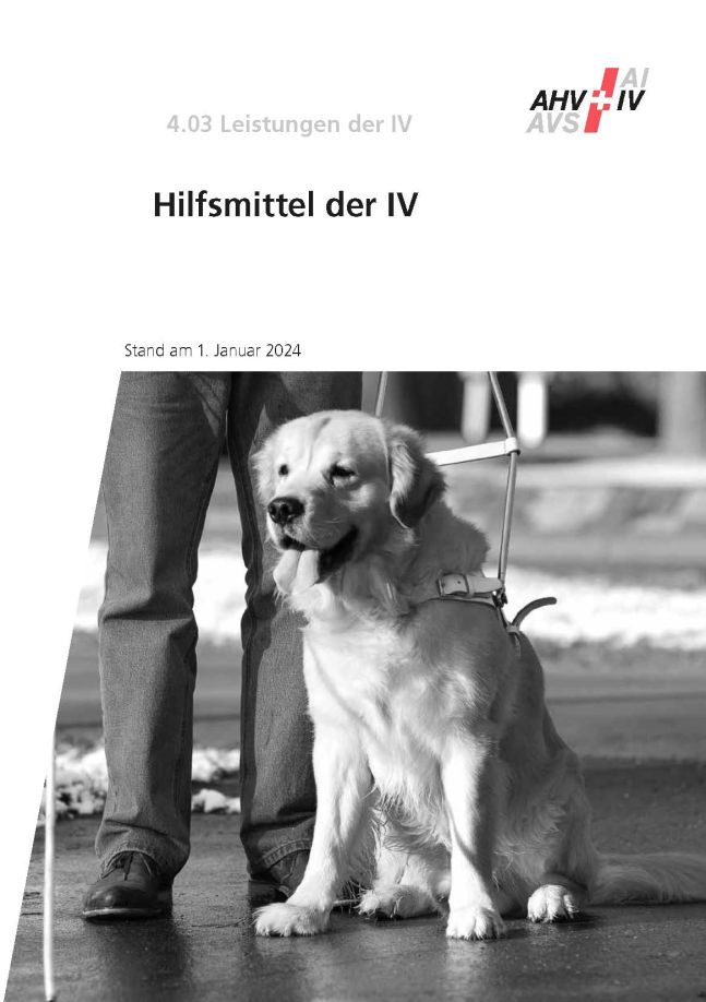 Merkblatt 4.03 – Hilfsmittel der IV