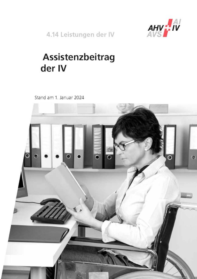 Merkblatt 4.14 – Assistenzbeitrag der IV