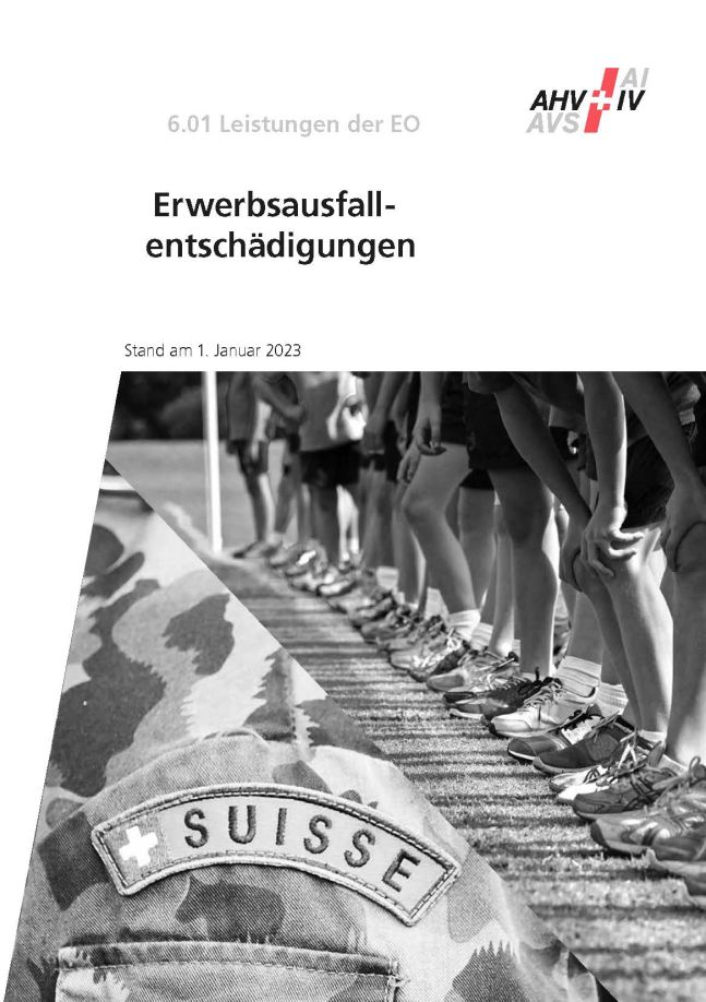 Merkblatt 6.01 – Erwerbsausfall­entschädigungen