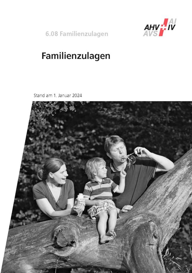 Merkblatt 6.08 – Familienzulagen