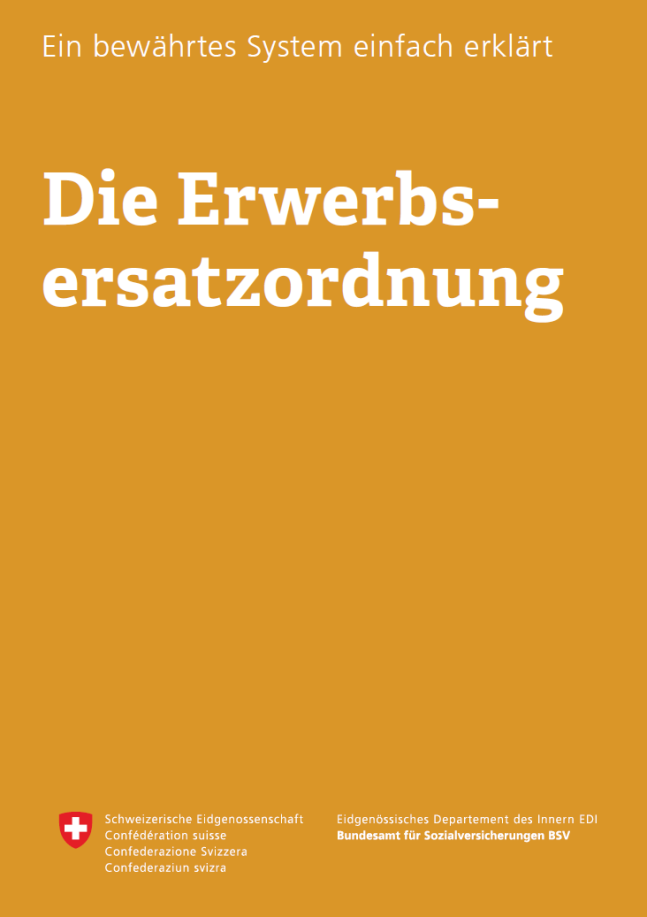 Erwerbsersatzordnung - einfach erklärt